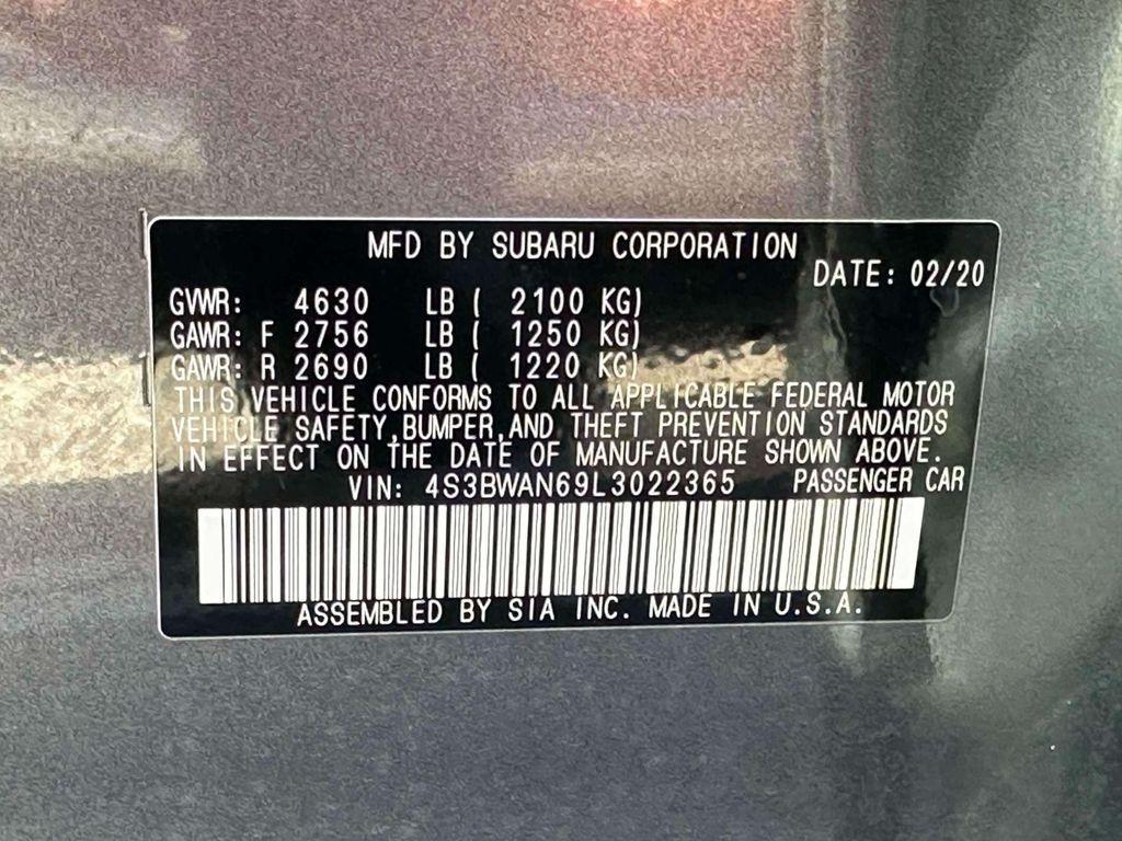 used 2020 Subaru Legacy car, priced at $21,400