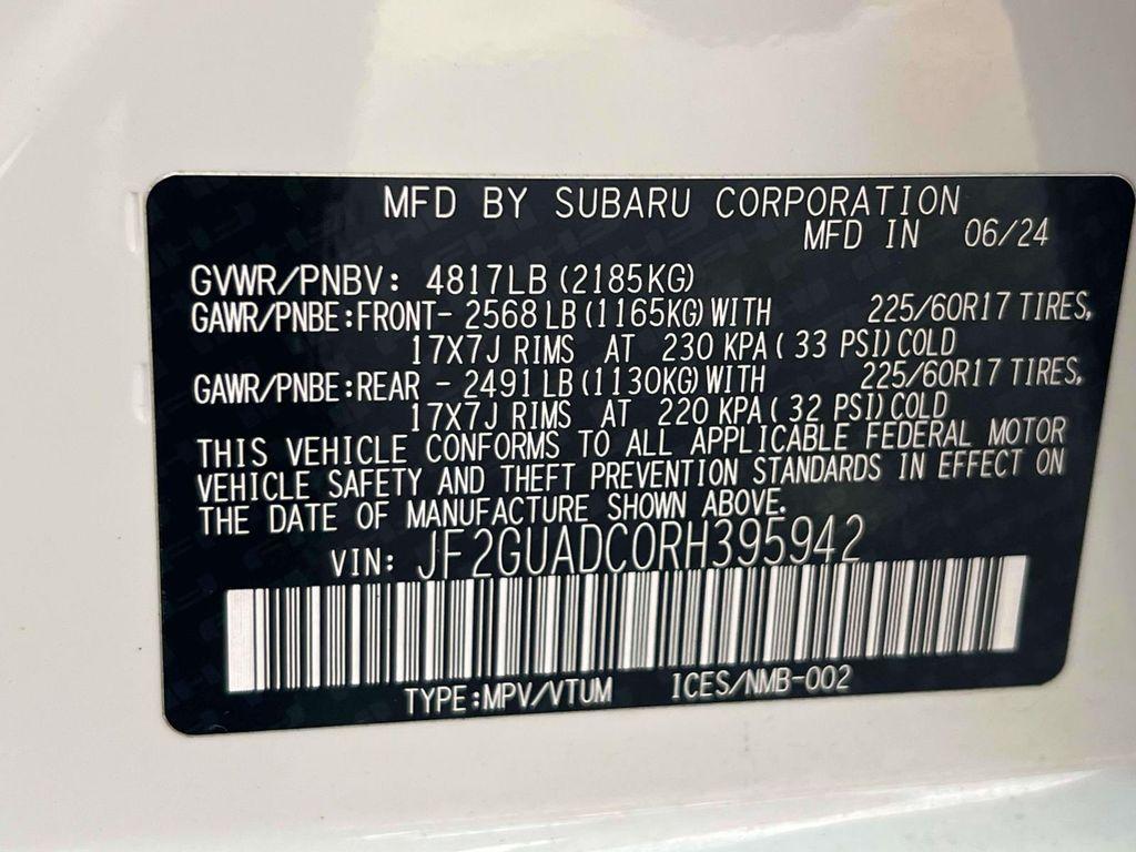 used 2024 Subaru Crosstrek car, priced at $29,250