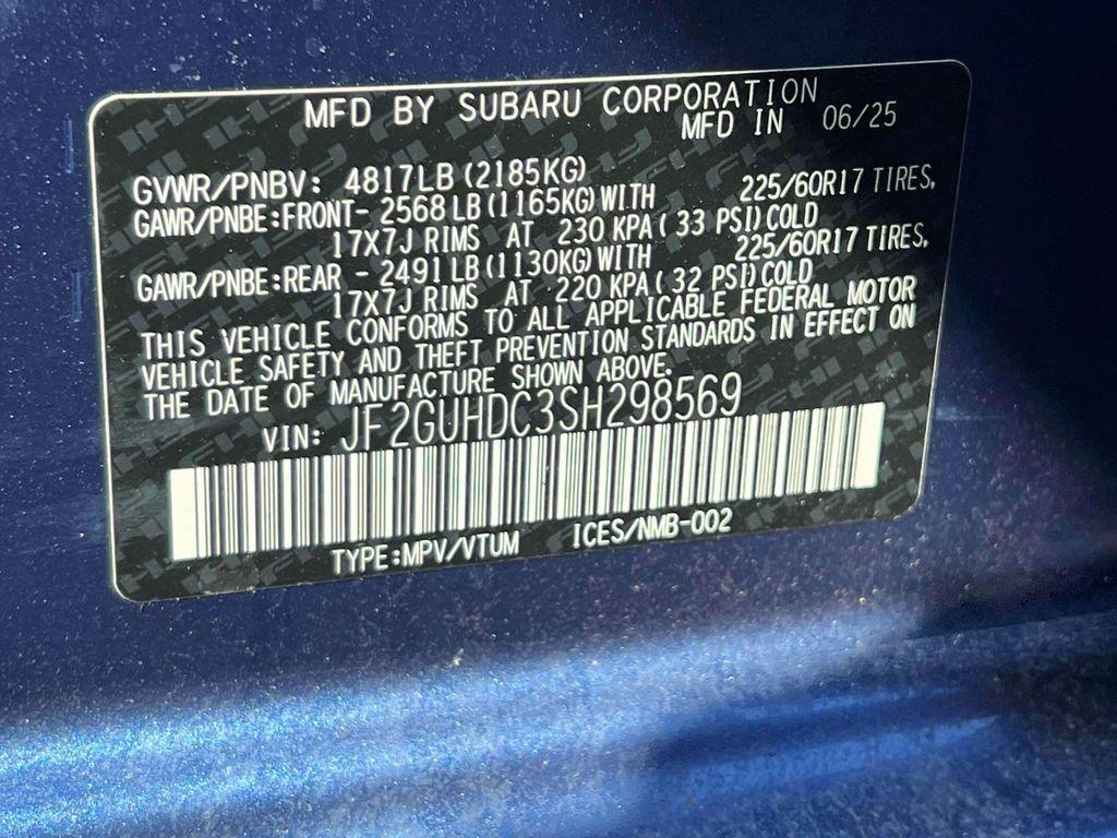 new 2025 Subaru Crosstrek car, priced at $33,240