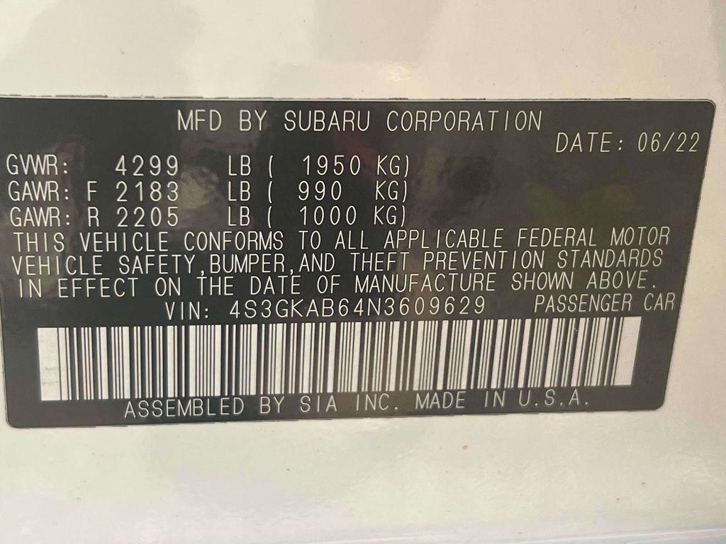 used 2022 Subaru Impreza car, priced at $20,500