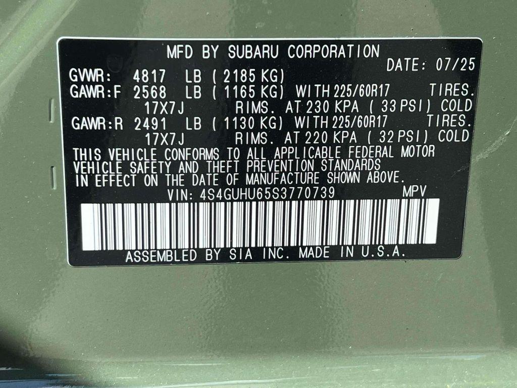 new 2025 Subaru Crosstrek car, priced at $37,877