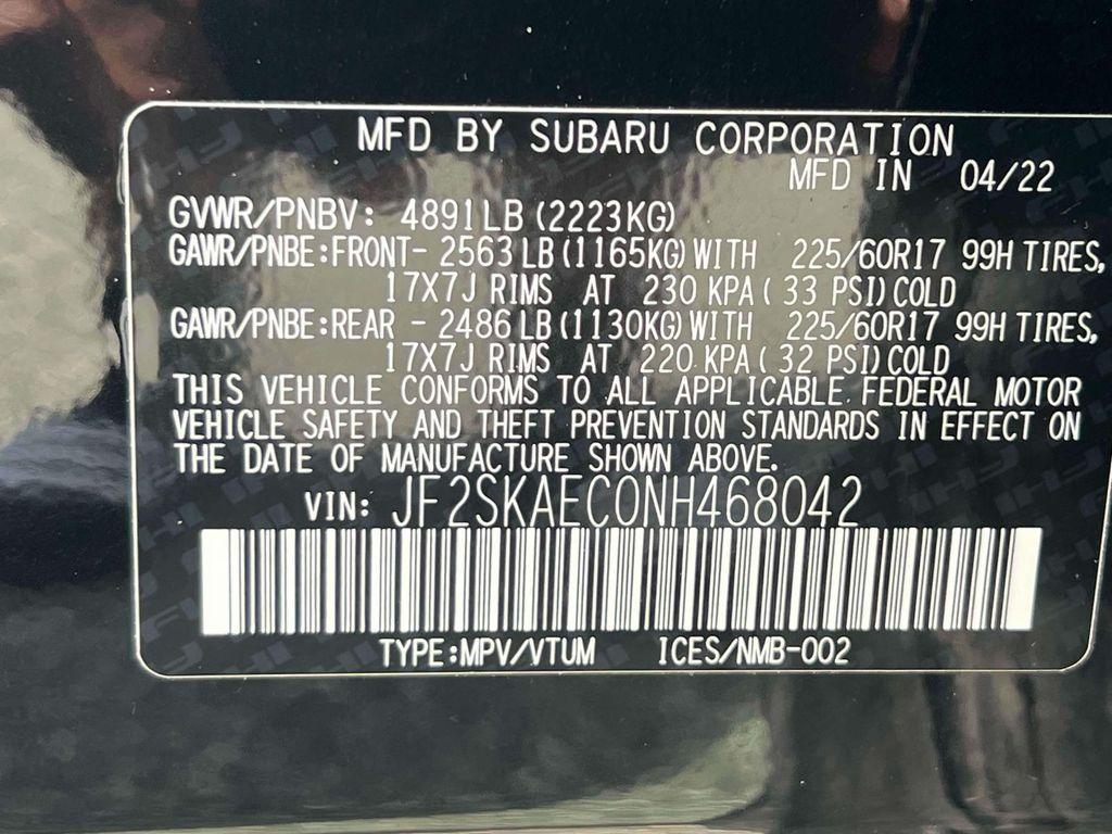used 2022 Subaru Forester car, priced at $27,500