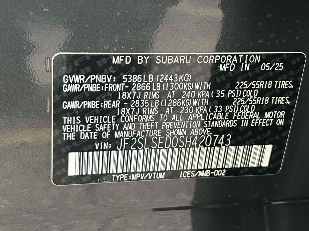 new 2025 Subaru Forester car, priced at $40,161