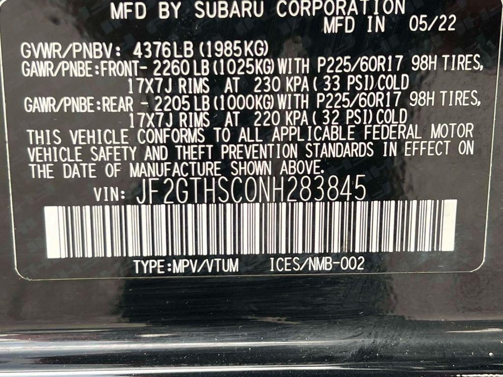 used 2022 Subaru Crosstrek car, priced at $25,500