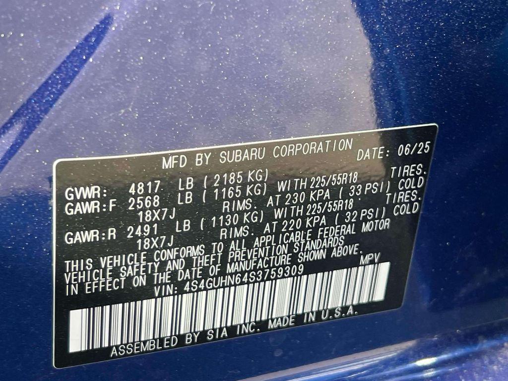 new 2025 Subaru Crosstrek car, priced at $36,779