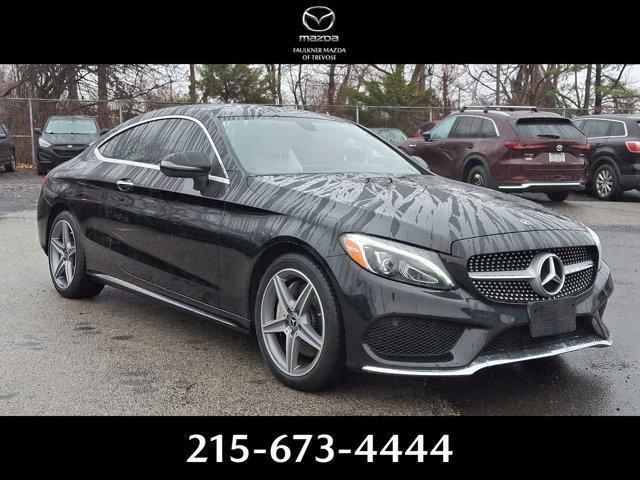 used 2018 Mercedes-Benz C-Class car, priced at $19,499