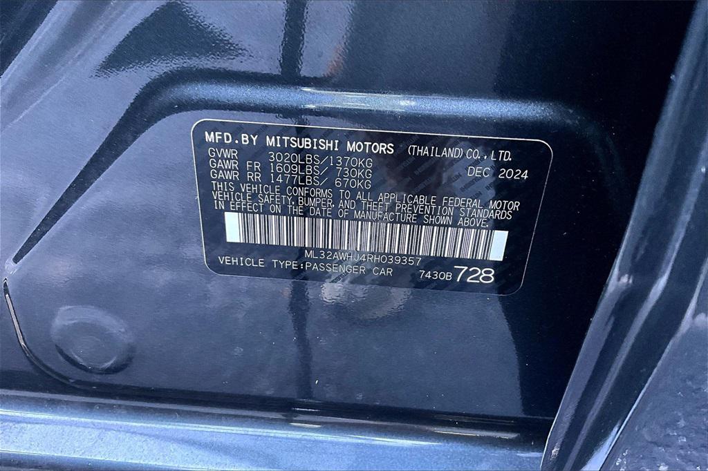 new 2024 Mitsubishi Mirage car, priced at $14,175