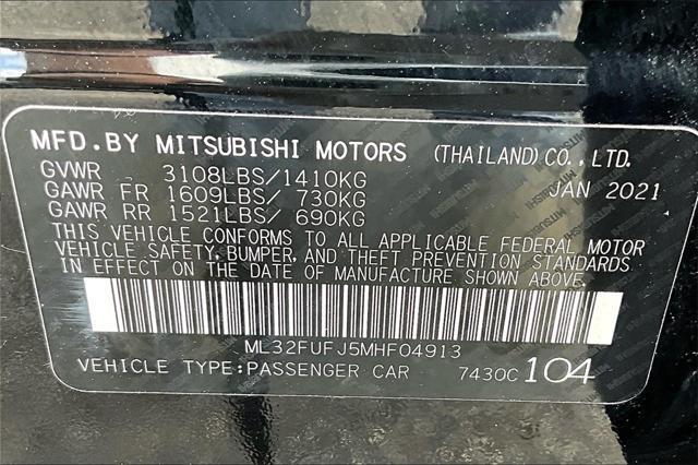used 2021 Mitsubishi Mirage G4 car, priced at $9,966