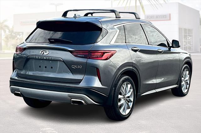 used 2022 INFINITI QX50 car, priced at $28,154