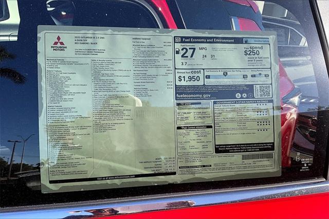 new 2025 Mitsubishi Outlander car, priced at $36,205