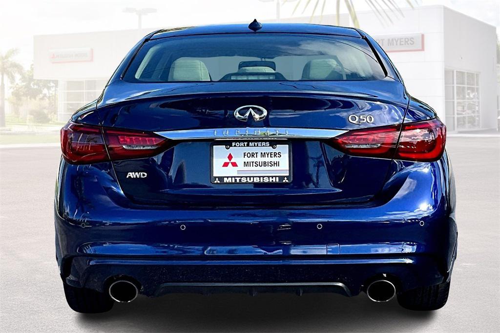 used 2022 INFINITI Q50 car, priced at $25,499