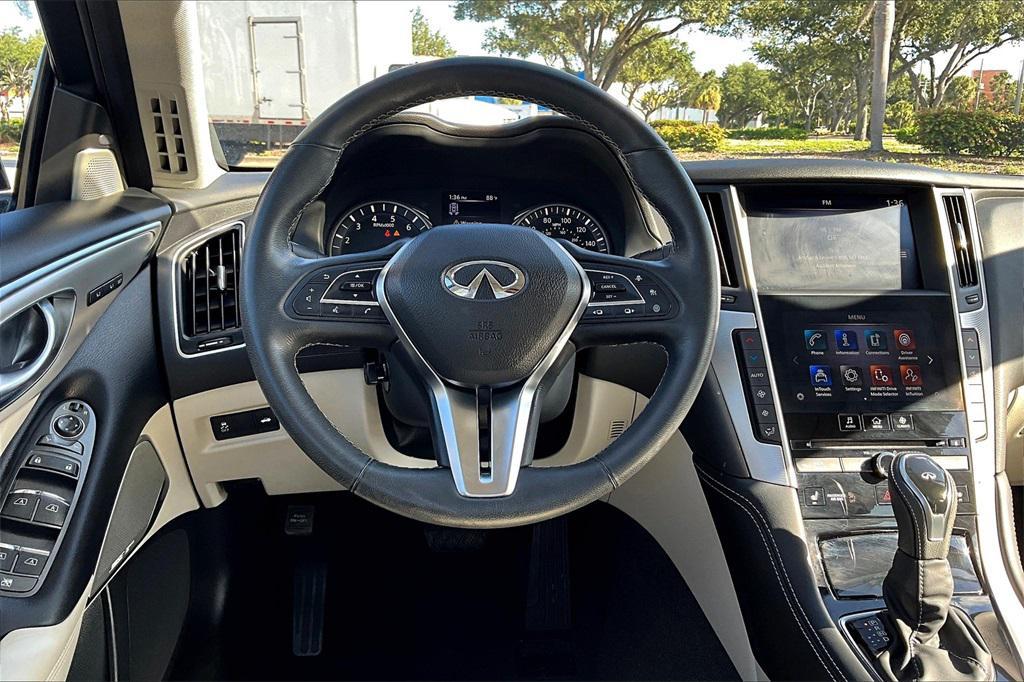 used 2022 INFINITI Q50 car, priced at $25,499