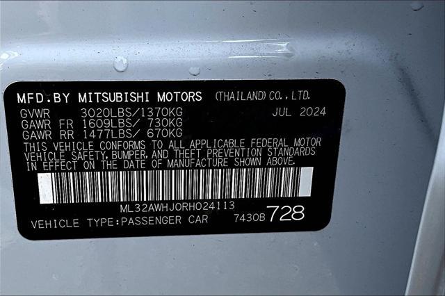 new 2024 Mitsubishi Mirage car, priced at $19,775