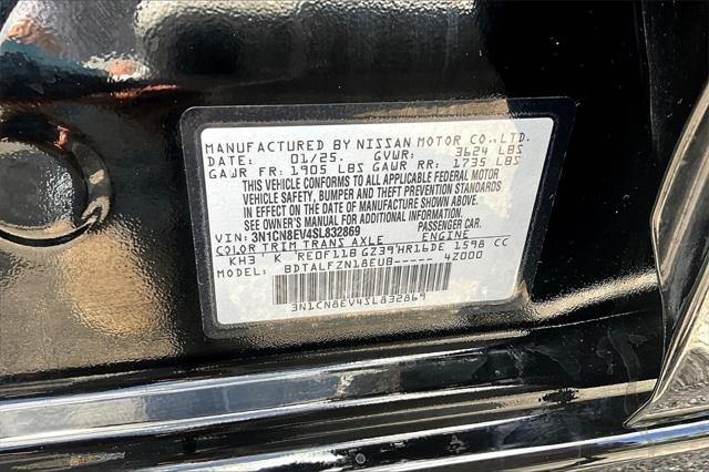 used 2025 Nissan Versa car, priced at $18,302