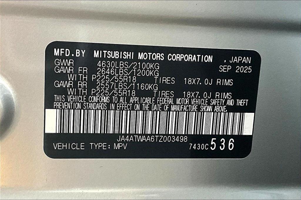 new 2026 Mitsubishi Eclipse Cross car, priced at $29,302