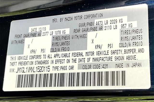used 2020 Mazda Mazda6 car, priced at $21,135
