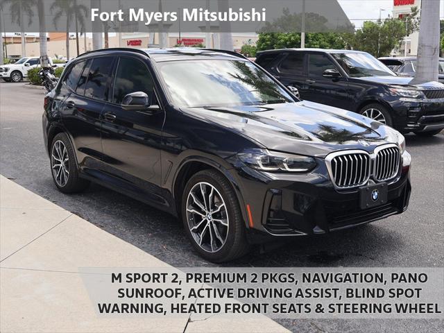 used 2022 BMW X3 car, priced at $33,994