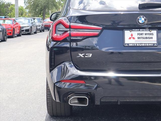 used 2022 BMW X3 car, priced at $33,994