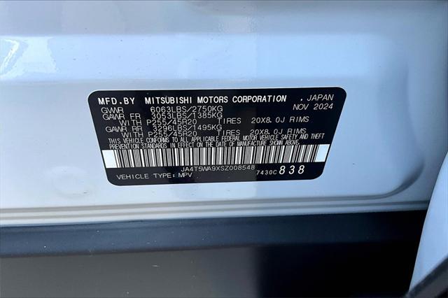 new 2025 Mitsubishi Outlander PHEV car, priced at $41,895
