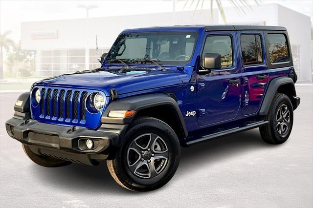 used 2019 Jeep Wrangler Unlimited car, priced at $22,594