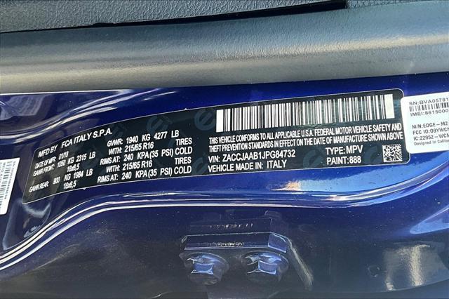 used 2018 Jeep Renegade car, priced at $13,286