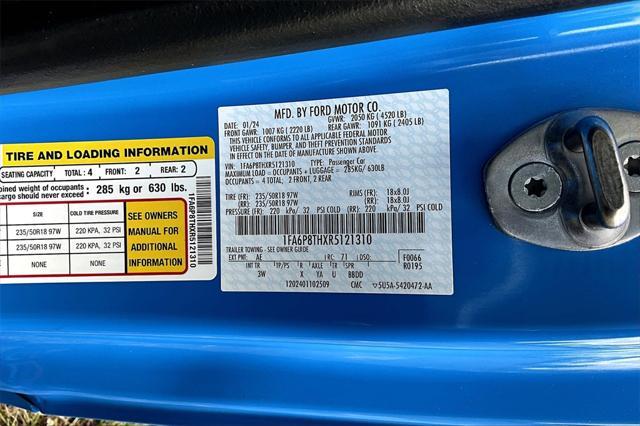 used 2024 Ford Mustang car, priced at $31,418