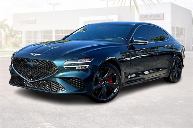 used 2023 Genesis G70 car, priced at $36,171