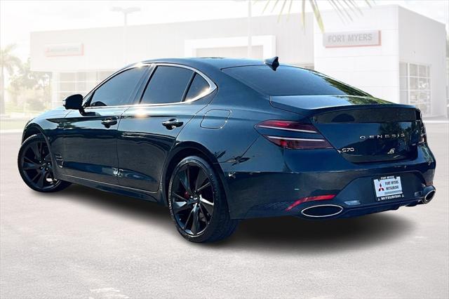 used 2023 Genesis G70 car, priced at $36,171