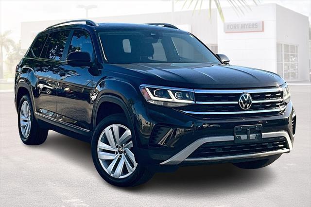 used 2021 Volkswagen Atlas car, priced at $23,323