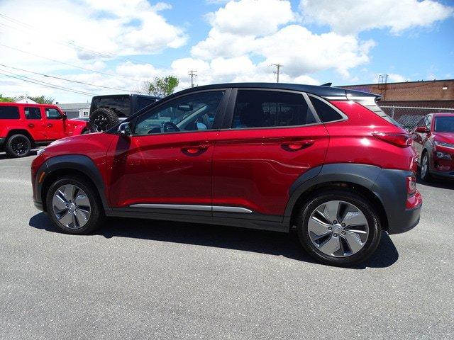 used 2021 Hyundai Kona EV car, priced at $18,795