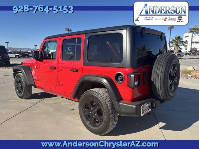 used 2021 Jeep Wrangler Unlimited car, priced at $25,771