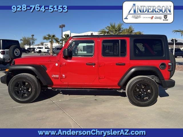 used 2021 Jeep Wrangler Unlimited car, priced at $25,771