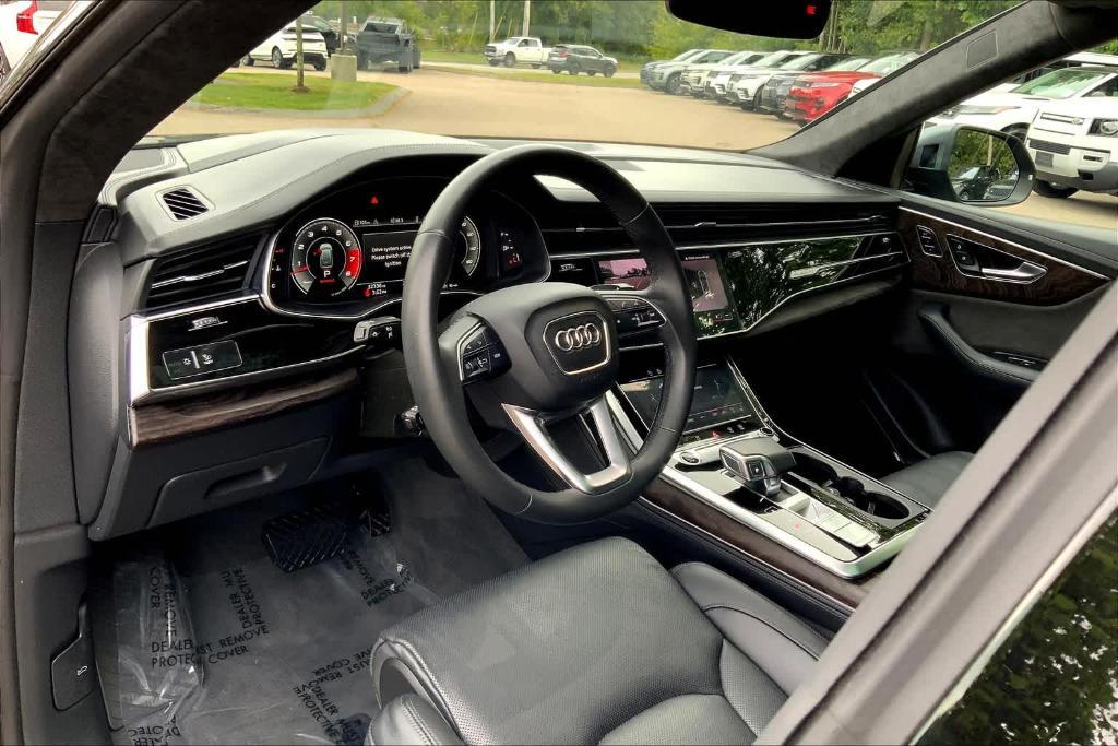 used 2021 Audi Q8 car, priced at $52,000