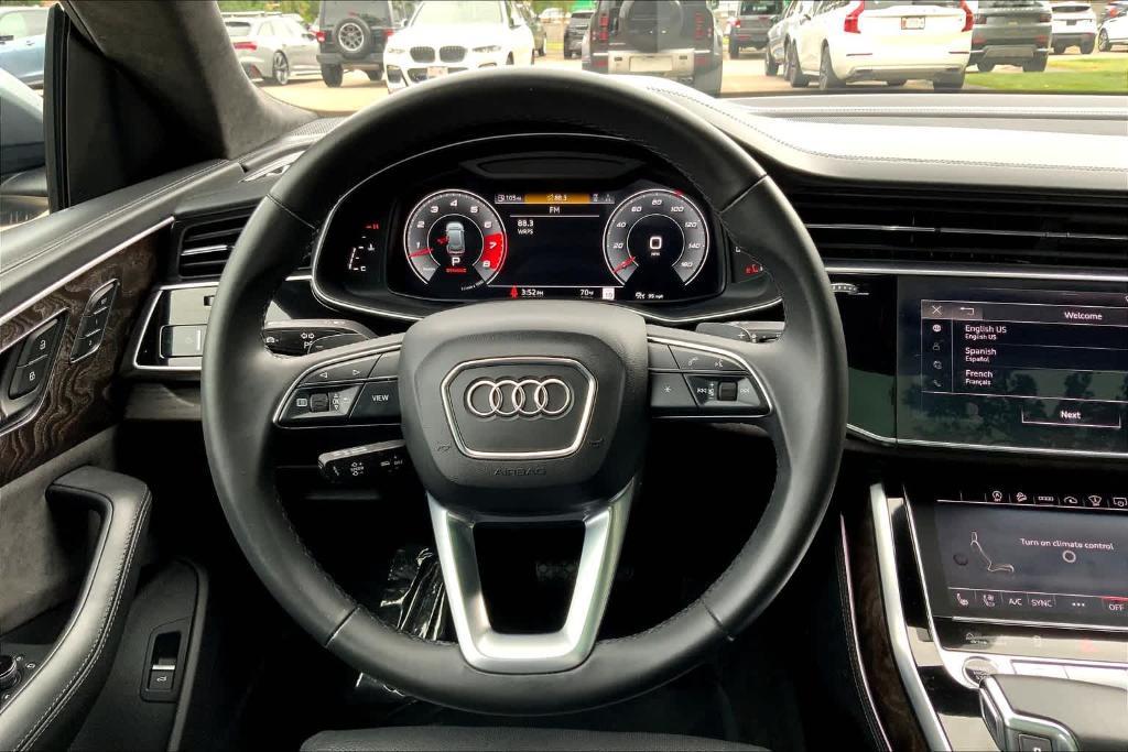 used 2021 Audi Q8 car, priced at $52,000