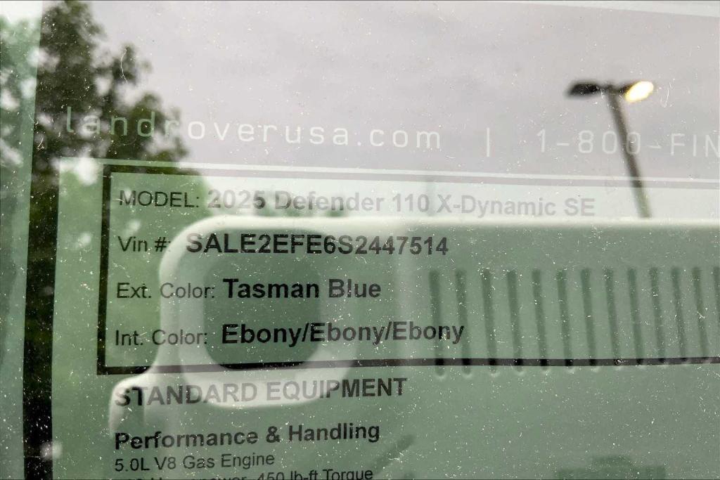 new 2025 Land Rover Defender car, priced at $108,090