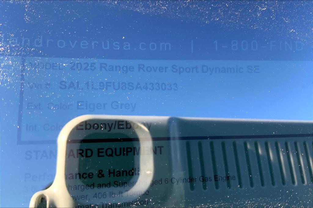 new 2025 Land Rover Range Rover Sport car, priced at $104,220