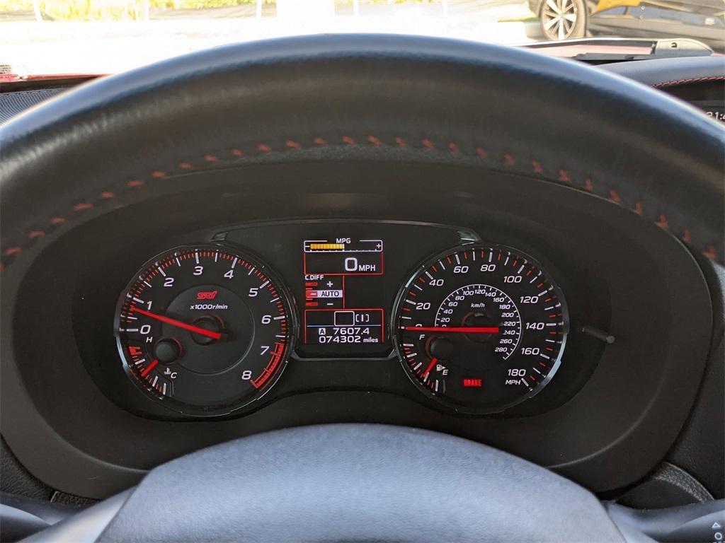 used 2020 Subaru WRX STI car, priced at $27,895