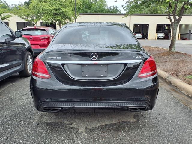 used 2018 Mercedes-Benz AMG C 43 car, priced at $28,900