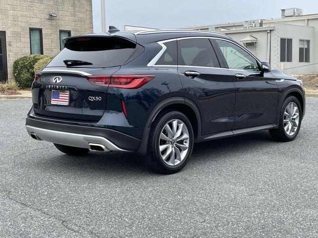 used 2022 INFINITI QX50 car, priced at $27,900