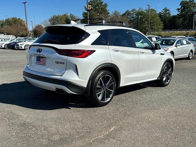 new 2025 INFINITI QX50 car, priced at $54,570