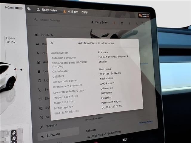 used 2025 Tesla Model Y car, priced at $37,900