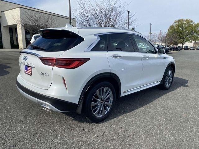 new 2025 INFINITI QX50 car, priced at $50,880