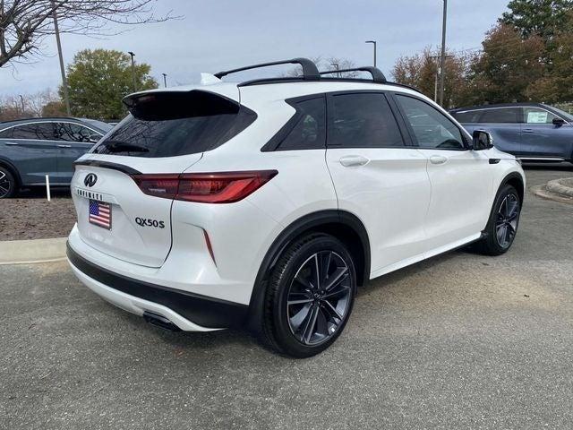 new 2025 INFINITI QX50 car, priced at $54,570