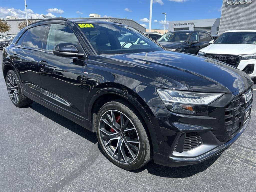 used 2021 Audi Q8 car, priced at $39,881
