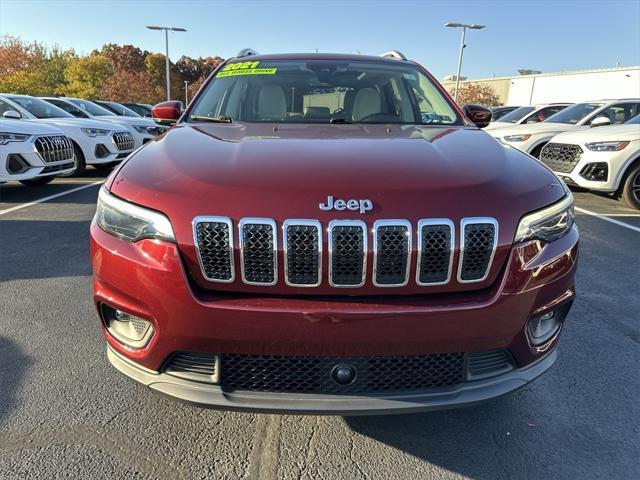 used 2021 Jeep Cherokee car, priced at $22,598