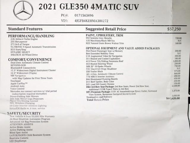 used 2021 Mercedes-Benz GLE 350 car, priced at $45,991