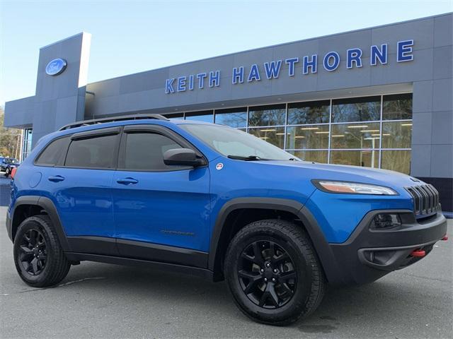 used 2017 Jeep Cherokee car, priced at $23,300