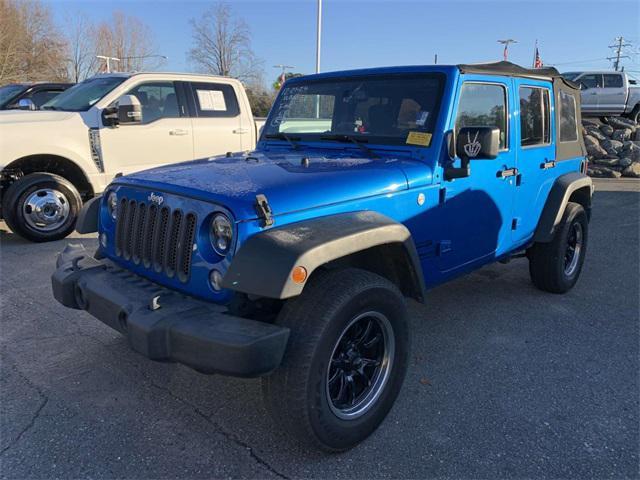 used 2016 Jeep Wrangler Unlimited car, priced at $18,000