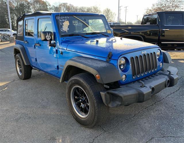 used 2016 Jeep Wrangler Unlimited car, priced at $18,000