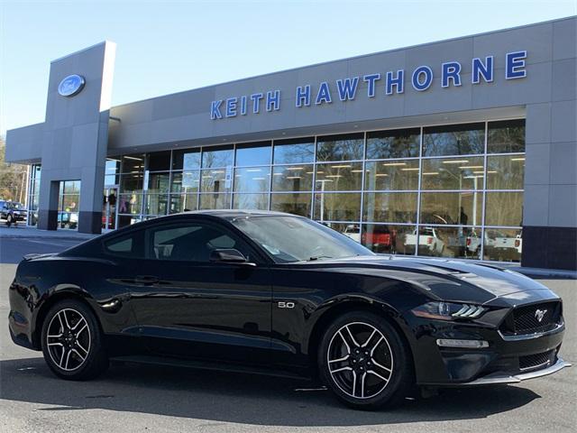 used 2022 Ford Mustang car, priced at $37,042